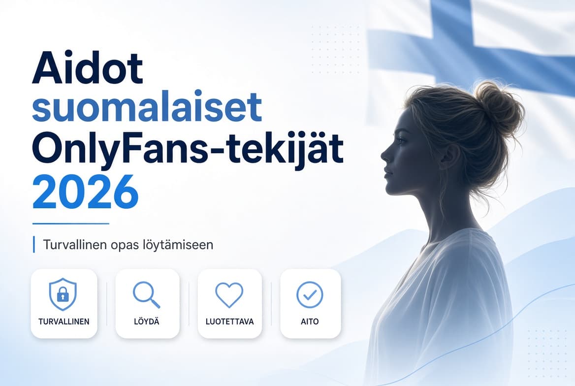 Aidot suomalaiset OnlyFans-tekijät 2026 – turvallinen opas löytämiseen